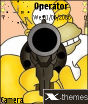 Homer and Gun Theme